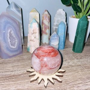Rose quartz sphere